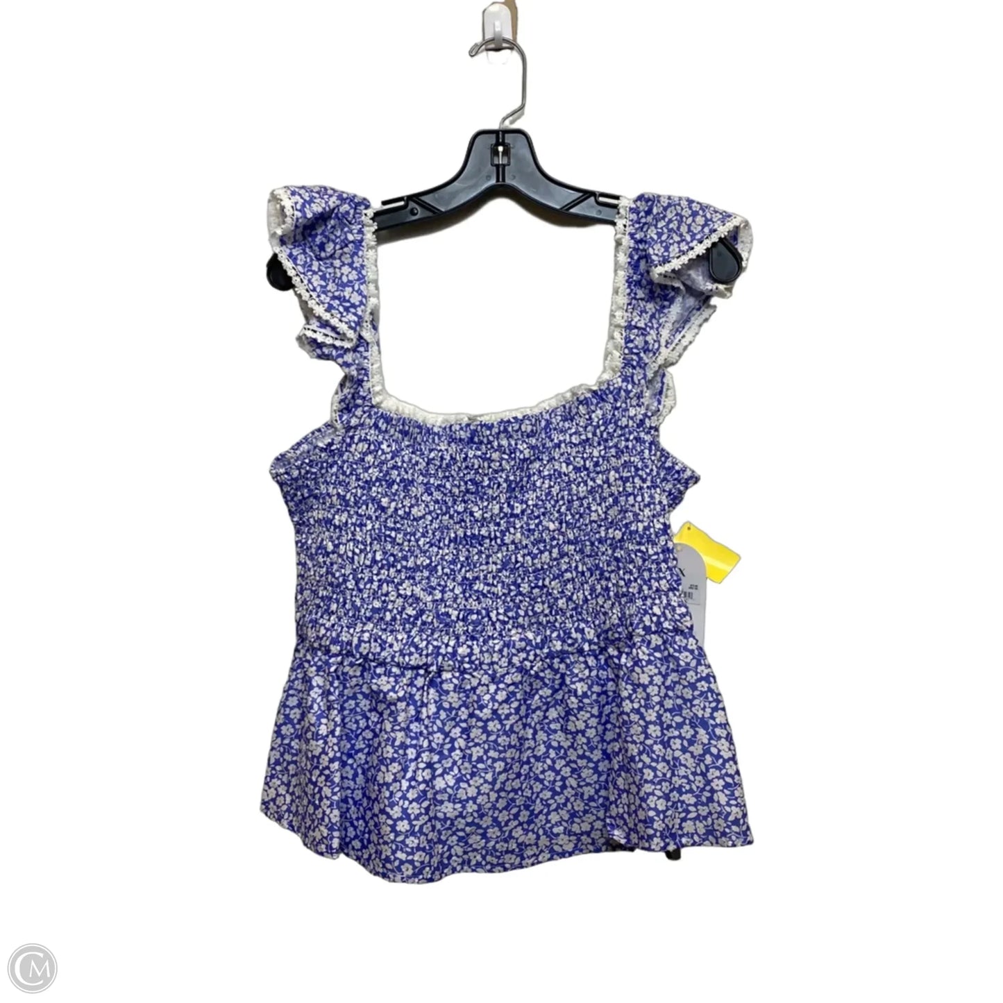 Top Sleeveless By Arula In Purple & White, Size: Xl