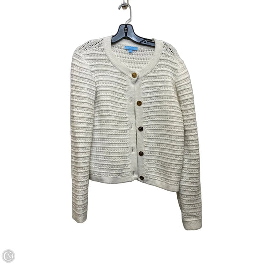 Sweater Cardigan By Draper James In White, Size: Xl