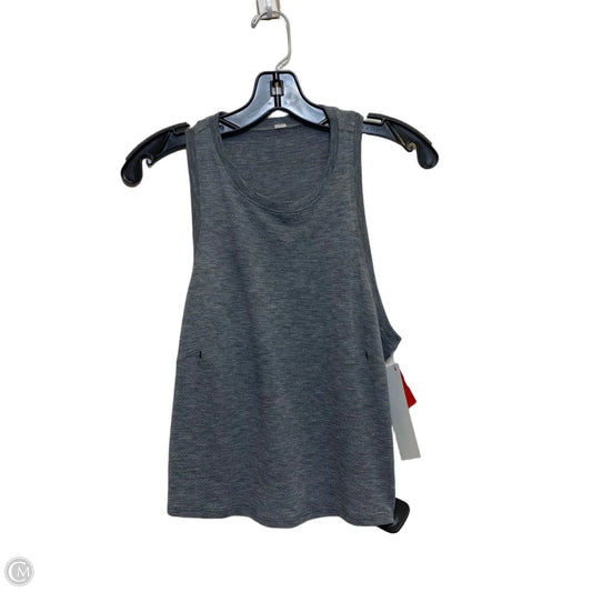 Athletic Tank Top Designer By Lululemon In Grey, Size: S