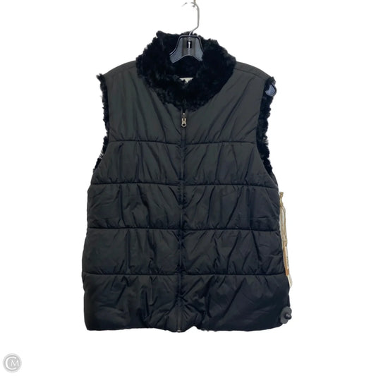 Vest Puffer & Quilted By Dylan In Black, Size: L