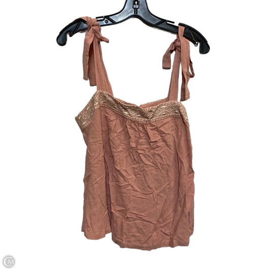 Top Sleeveless By Kori America In Pink, Size: M