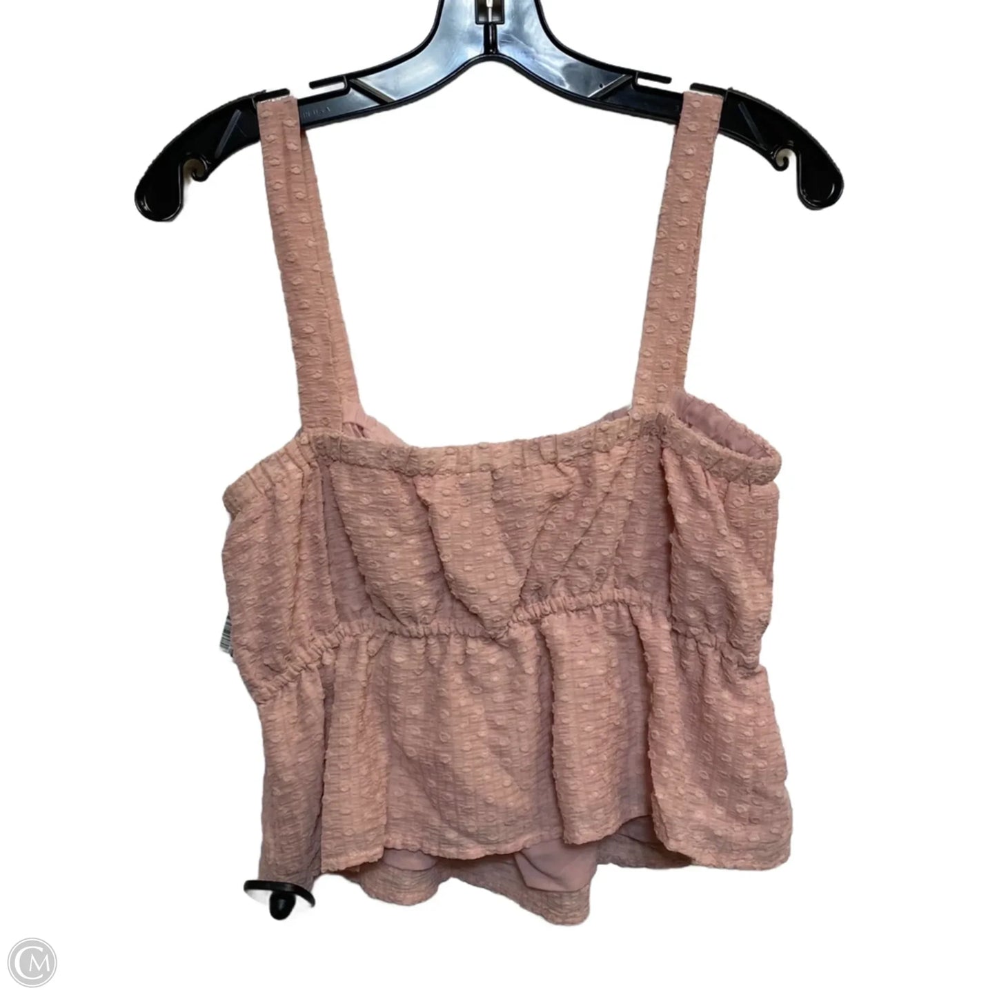 Top Sleeveless By Paper Crane In Pink, Size: M