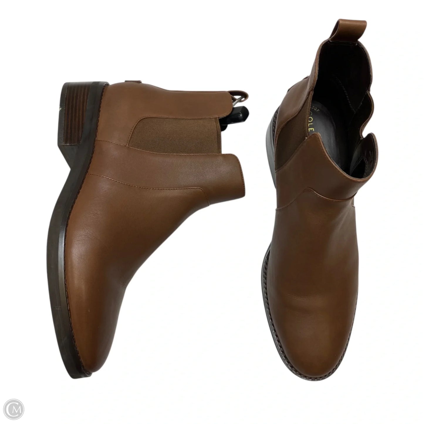 Boots Designer By Cole-haan In Brown, Size: 9.5