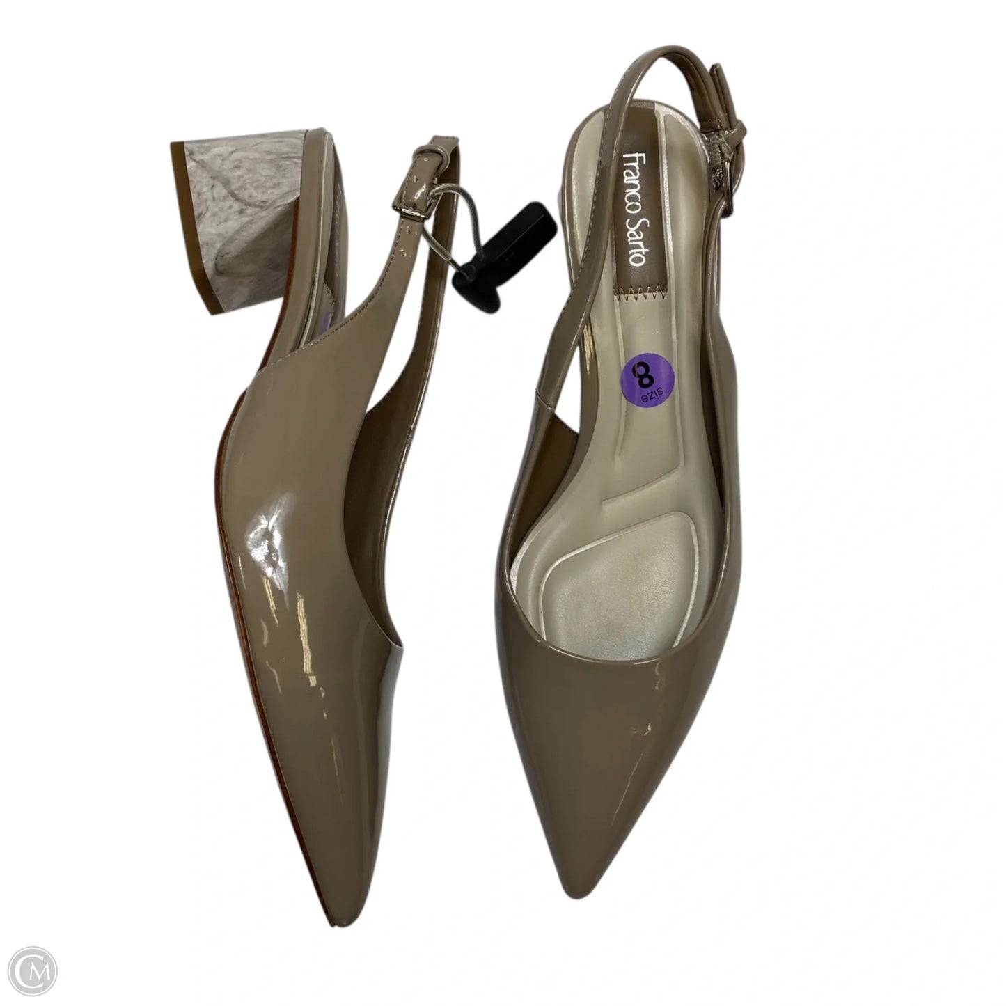 Shoes Heels Block By Franco Sarto In Brown, Size: 8