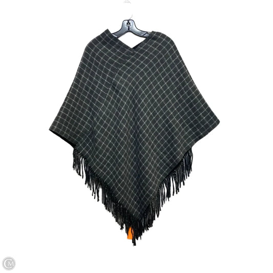 Poncho By Love Of Fashion In Grey, Size: Osfm