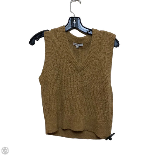 Top Sleeveless By Madewell In Brown, Size: S