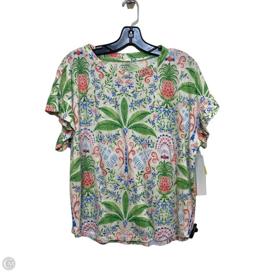 Top Short Sleeve By Crown And Ivy In Green, Size: Lp