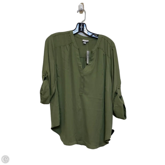 Top Long Sleeve By Torrid In Green, Size: L