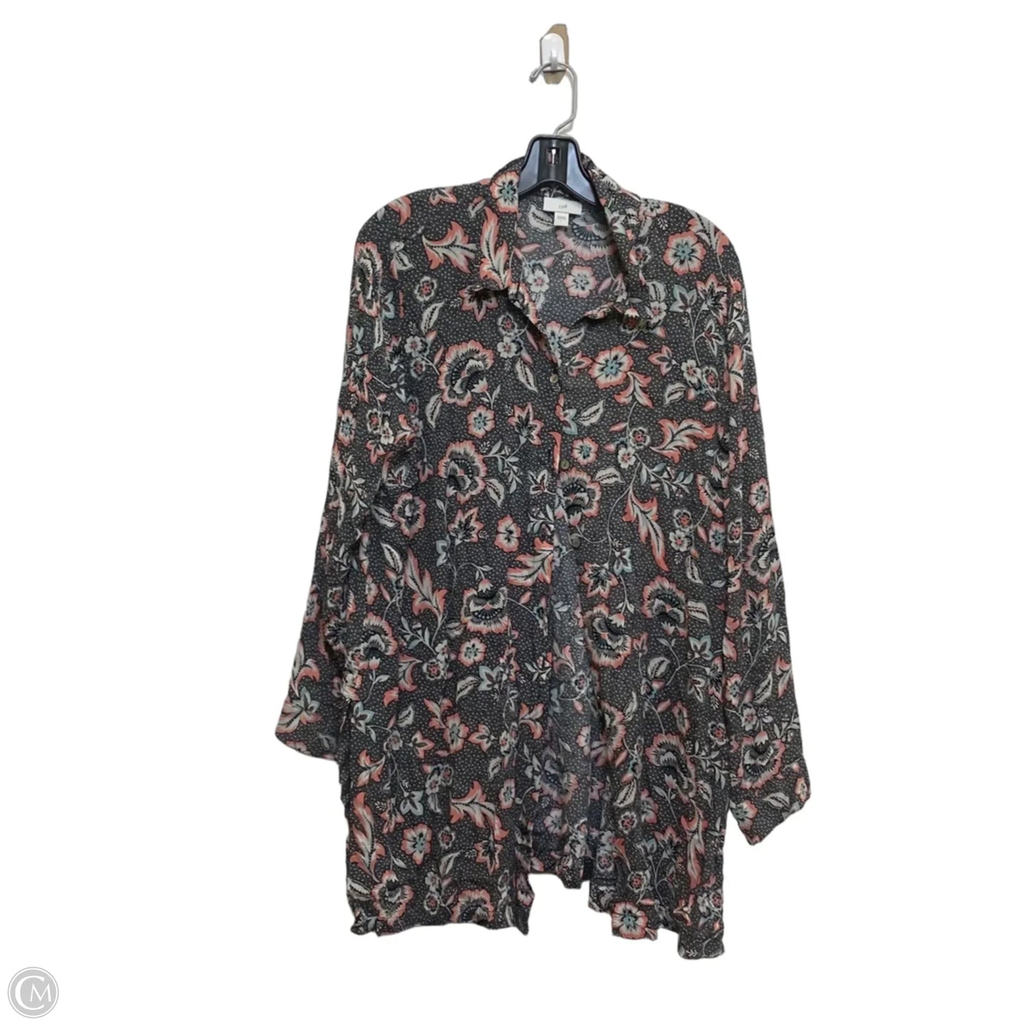 Top Long Sleeve By J. Jill In Black, Size: L