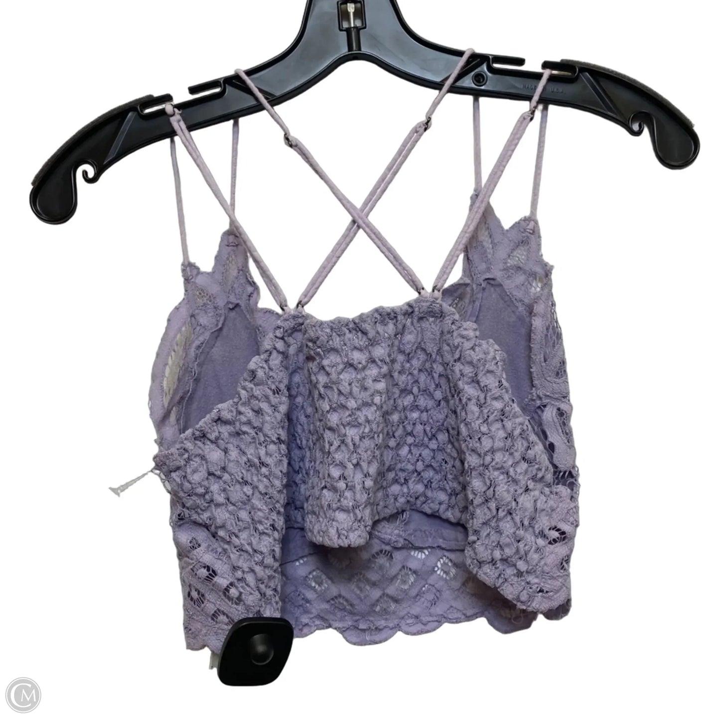 Bralette By Free People In Purple, Size: Xl