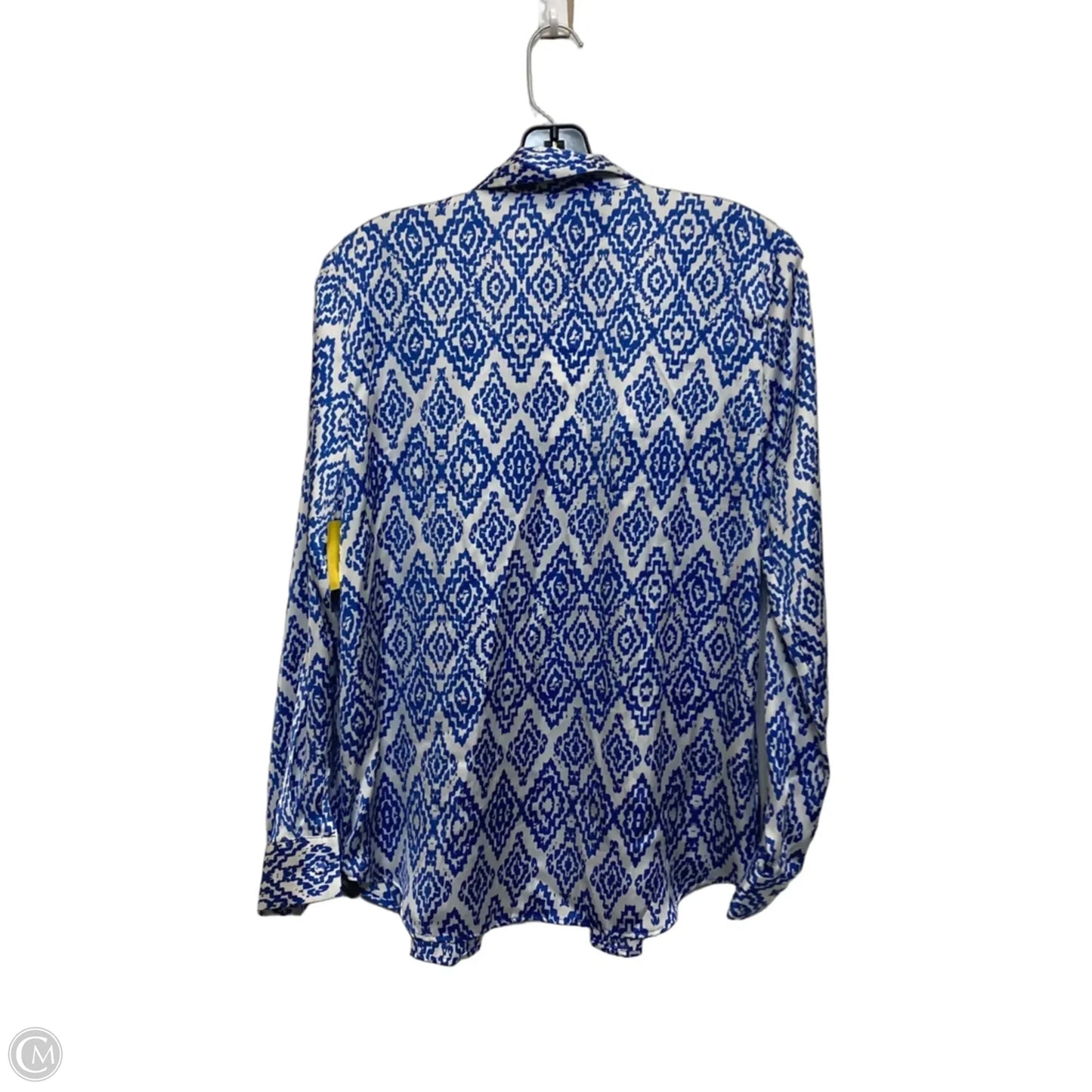 Top Long Sleeve By Zara In Blue, Size: Xs