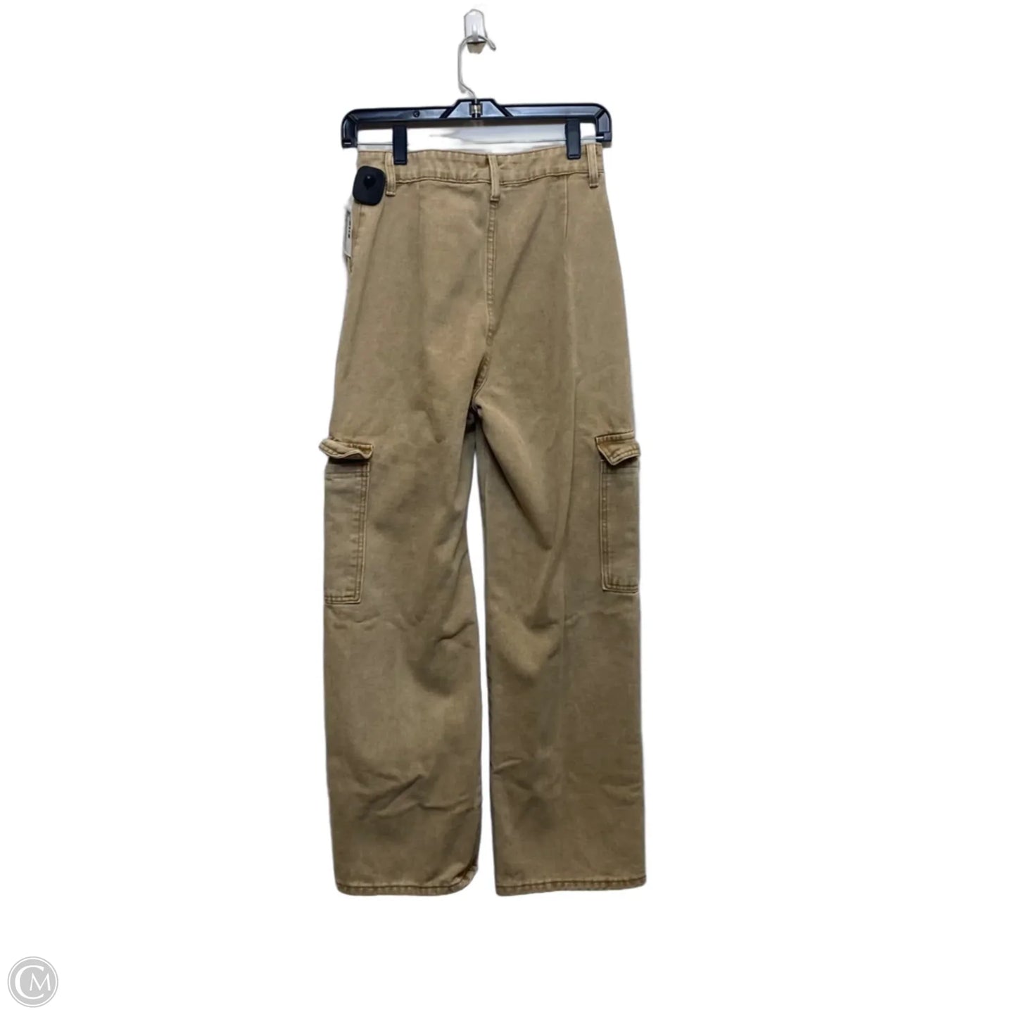 Jeans Wide Leg By Shein In Tan, Size: 2