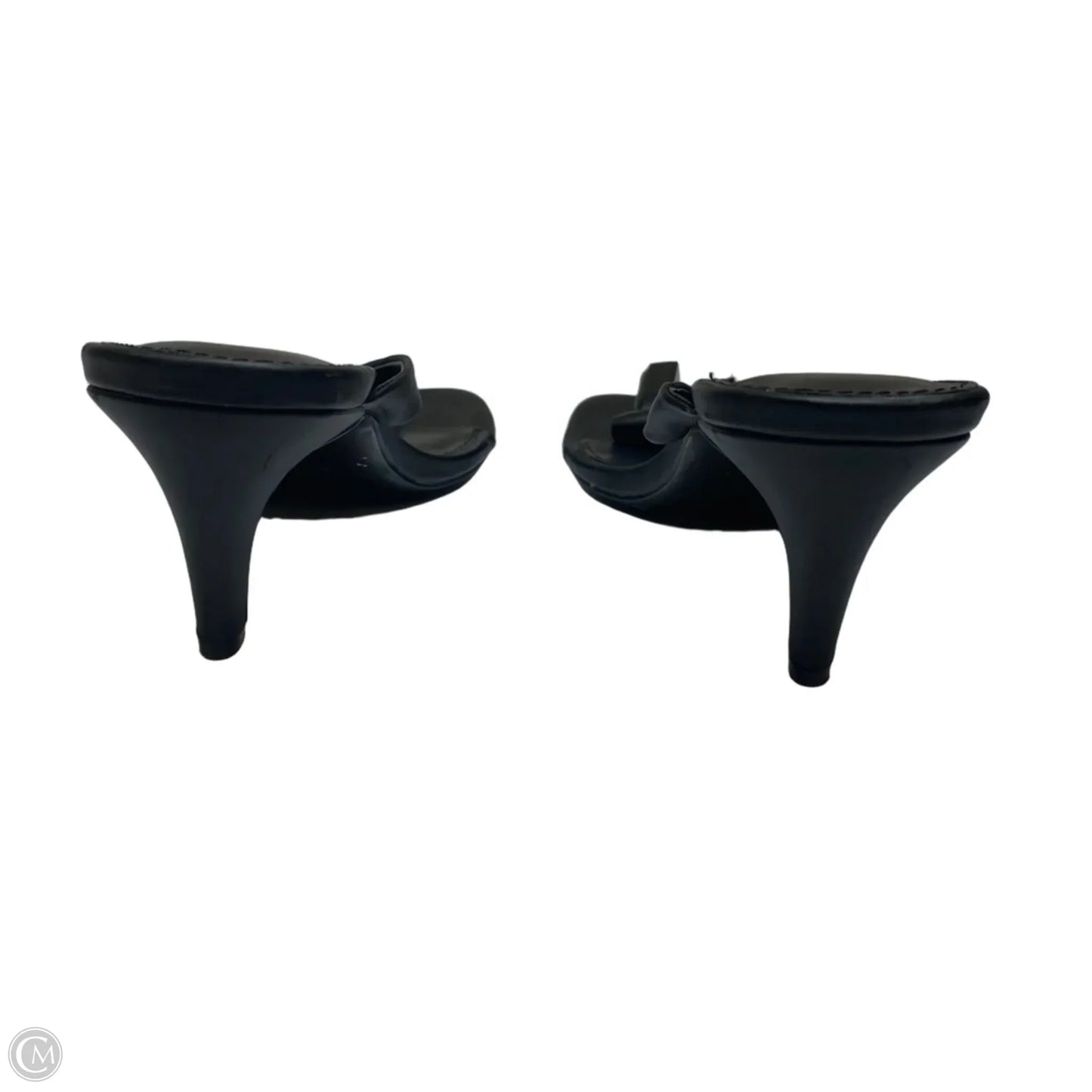 Sandals Heels Kitten By Bcbg In Black, Size: 8.5