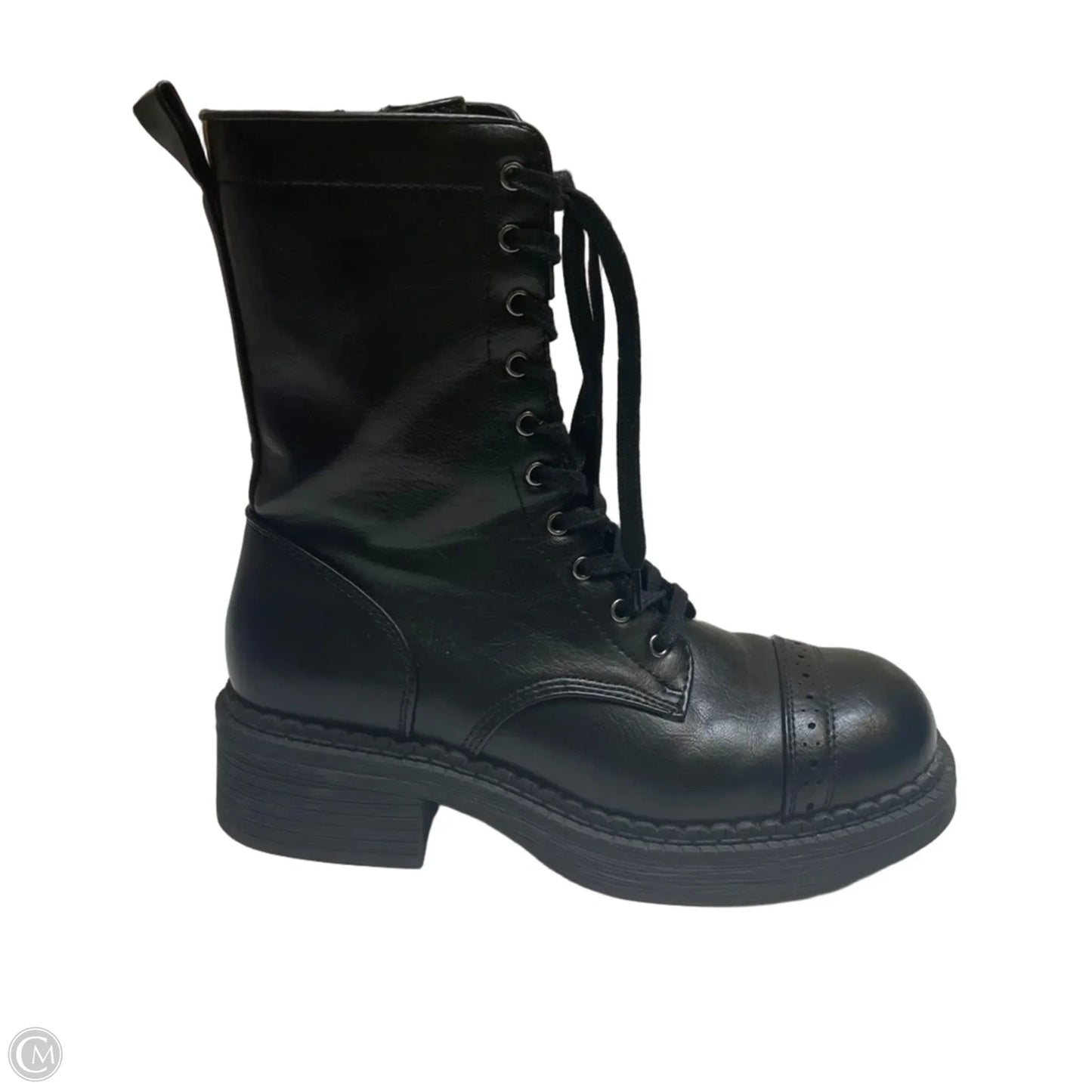 Boots Combat By Wild Fable In Black, Size: 6.5