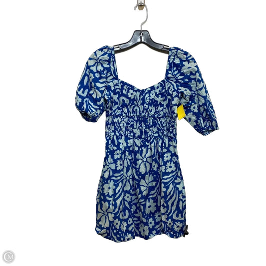 Dress Casual Short By Faithfull The Brand In Blue, Size: M