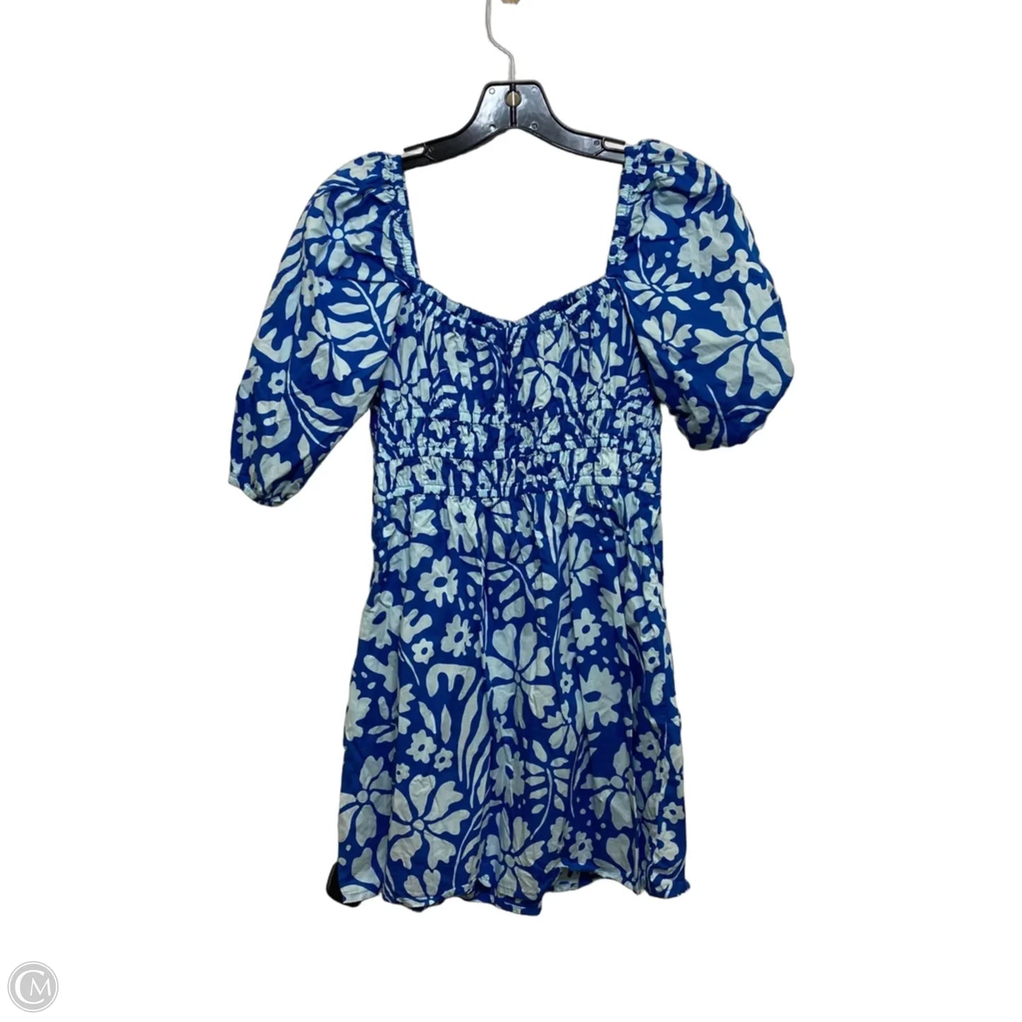 Dress Casual Short By Faithfull The Brand In Blue, Size: M