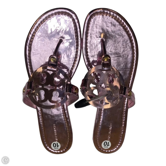 Sandals Designer By Tory Burch In Pink, Size: 10