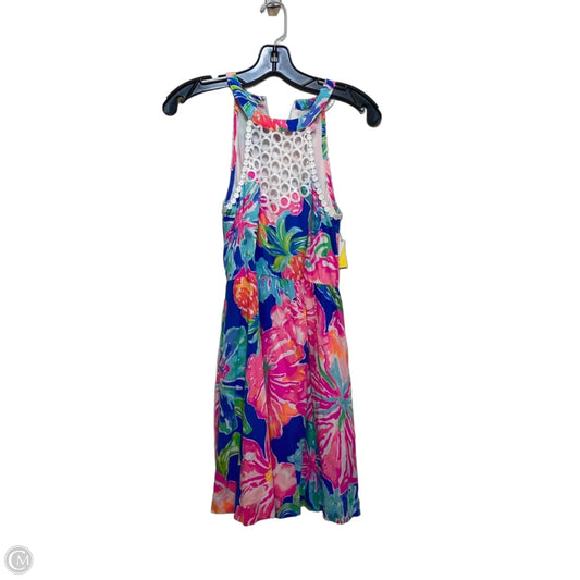 Dress Designer By Lilly Pulitzer In Blue & Pink, Size: Xxs