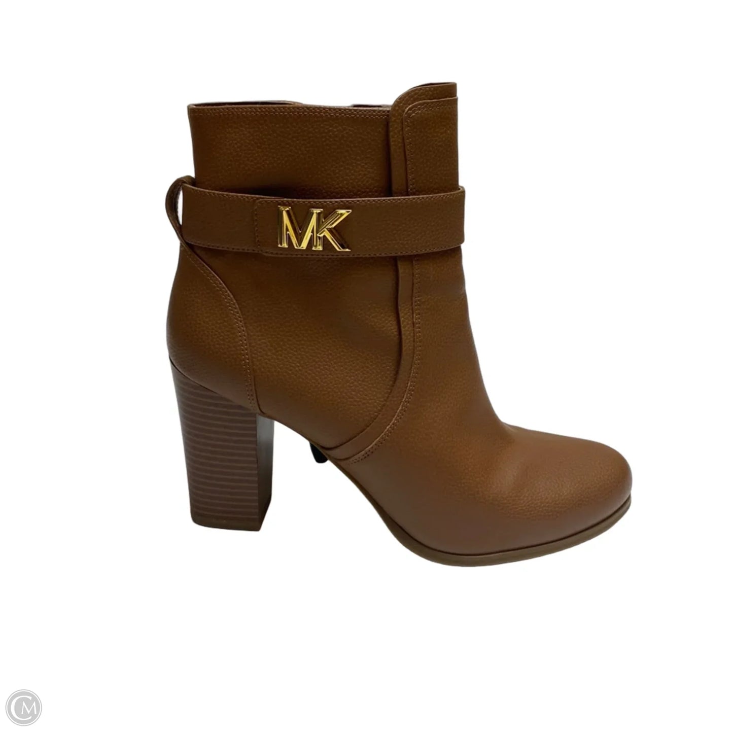 Boots Ankle Heels By Michael By Michael Kors In Brown, Size: 9.5