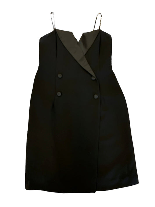 Black Dress Casual Midi Oberon, Size 8
