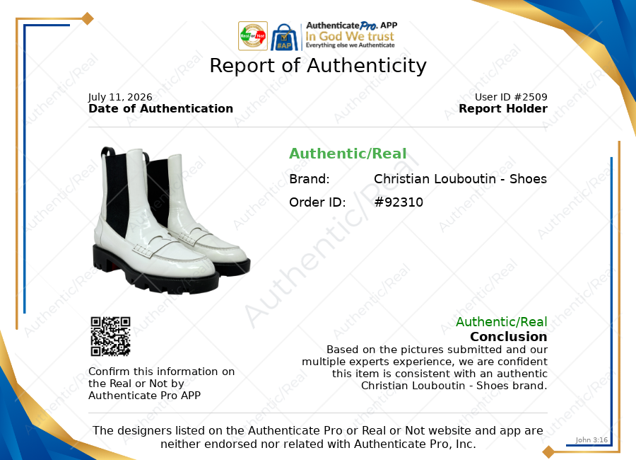 Montezu Lug  Boots Luxury Designer By Christian Louboutin In White, Size: 9.5 (39.5)
