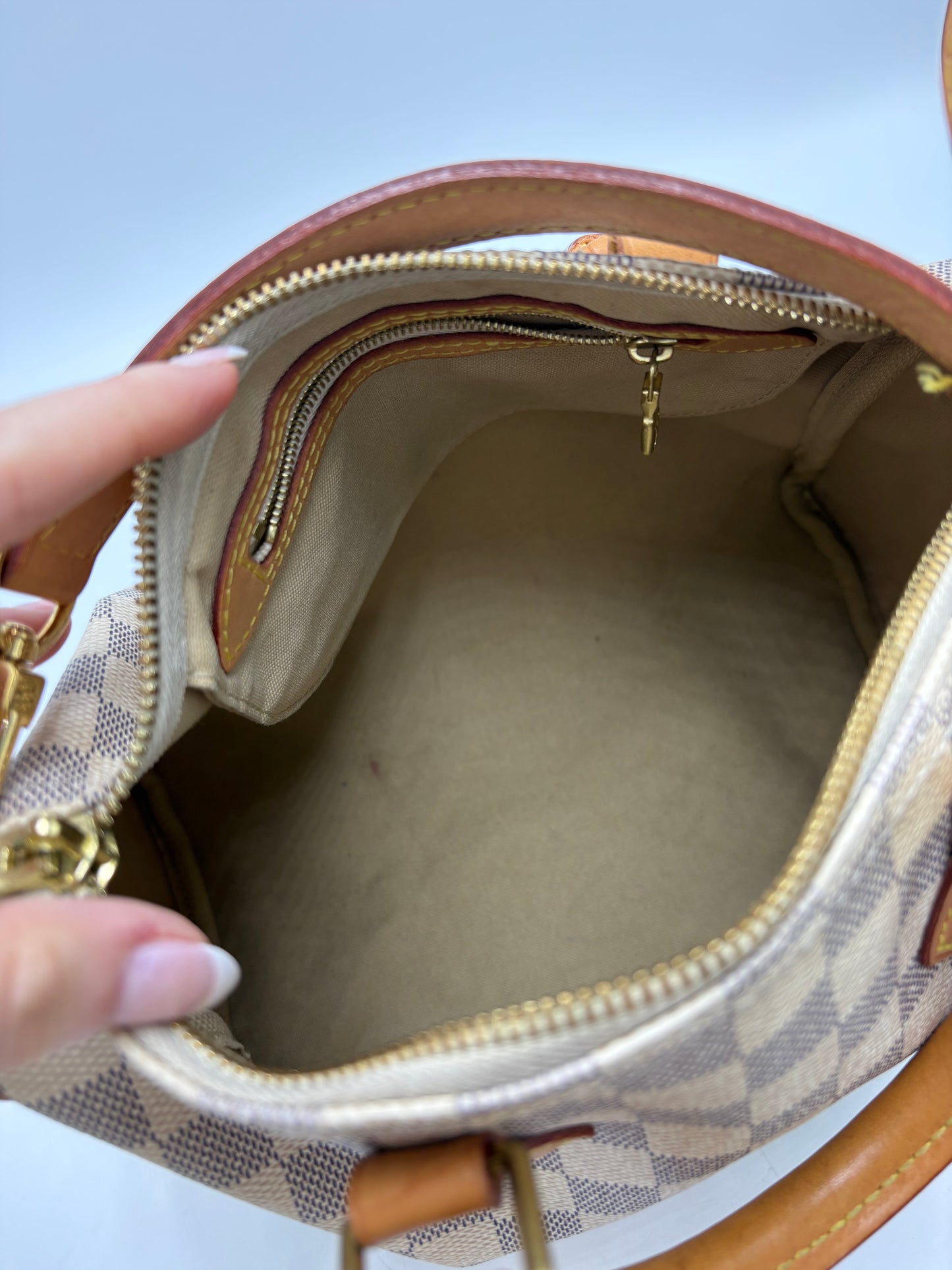 Louis Vuitton Speedy 25 Azur Luxury Handbag