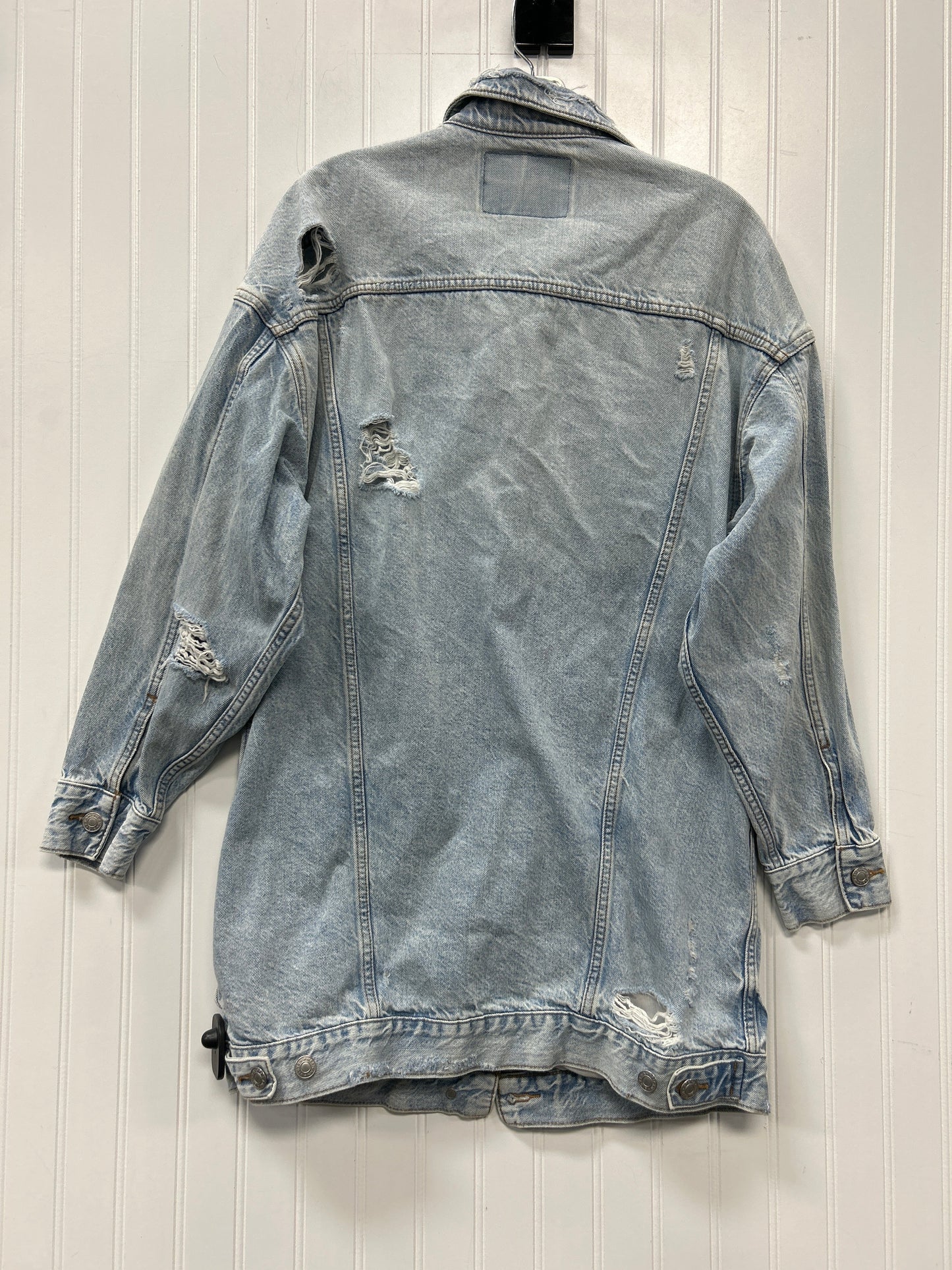 Jacket Denim By American Eagle In Blue Denim, Size:S