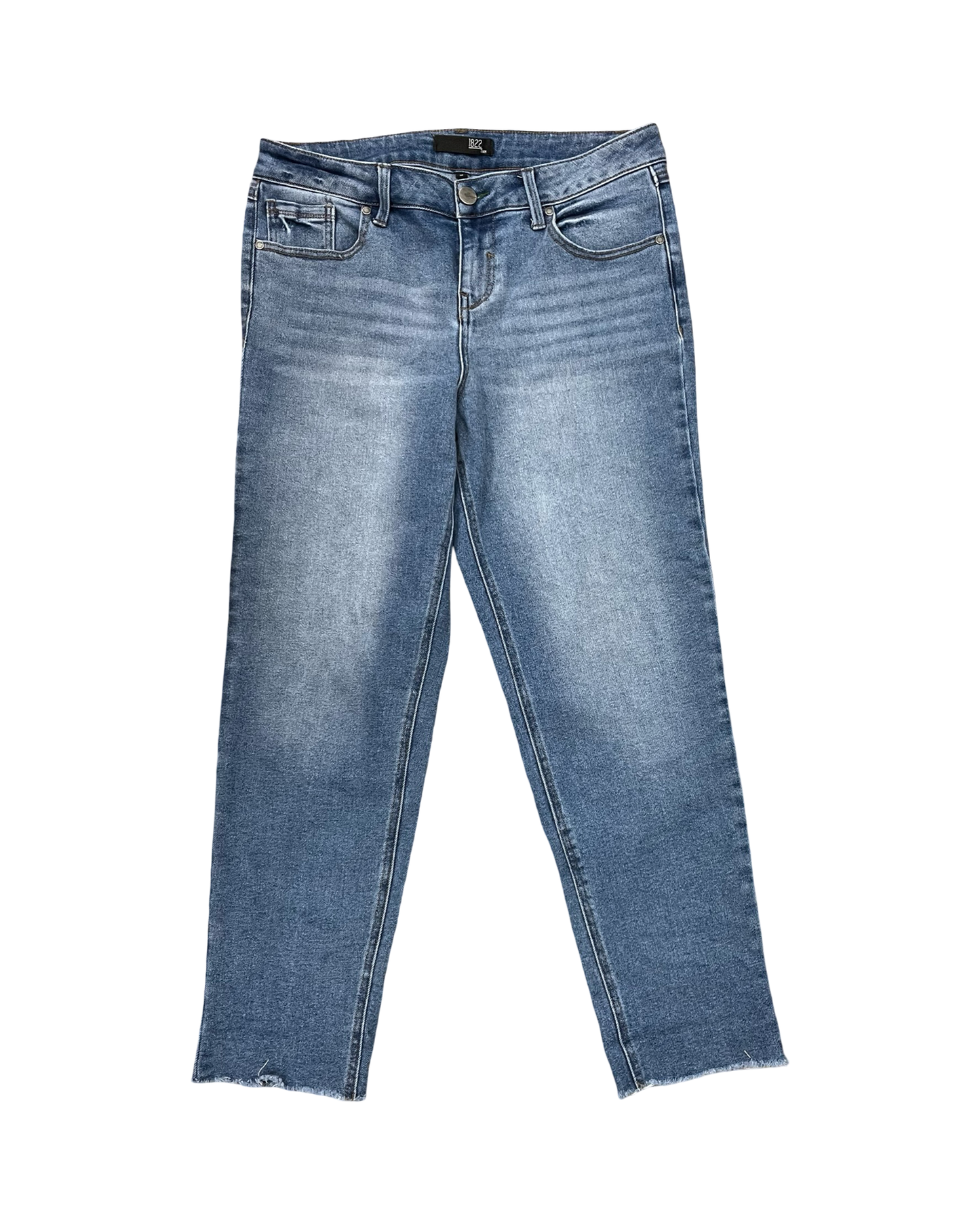 Jeans Straight By 1822 Denim In Blue Denim, Size:10