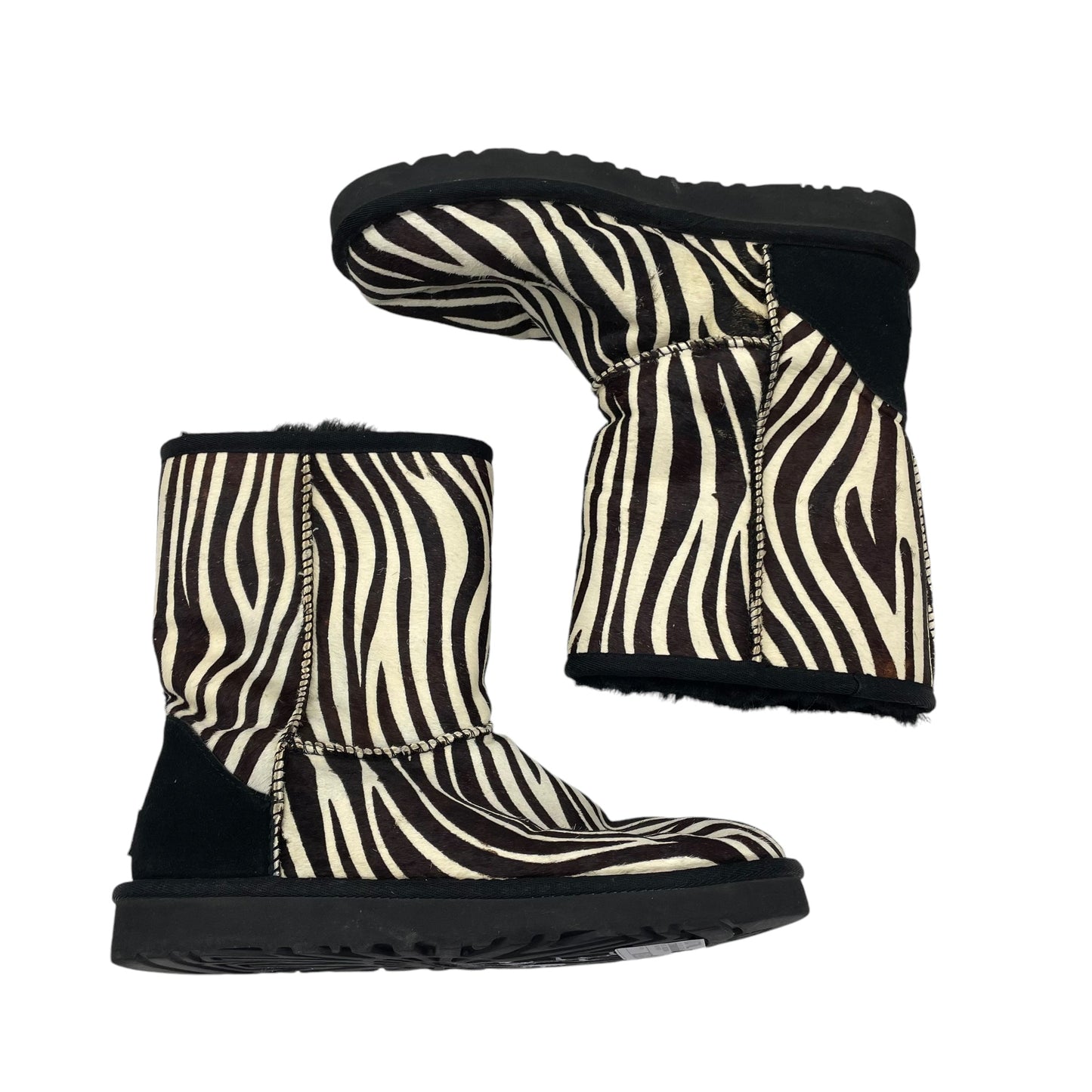 ZEBRA PRINT BOOTS DESIGNER by UGG Size:7