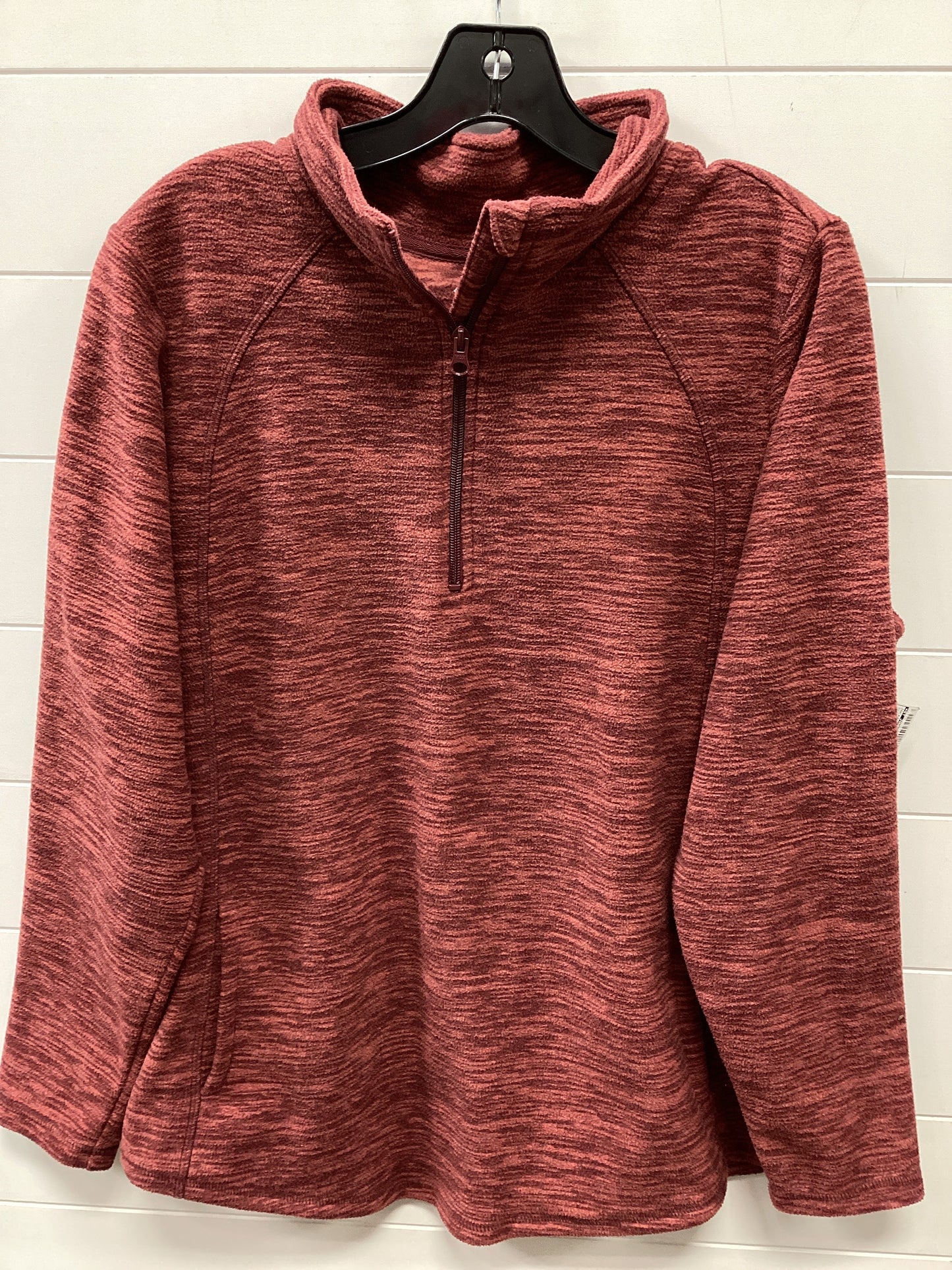 Jacket Fleece By St Johns Bay In Red, Size:L
