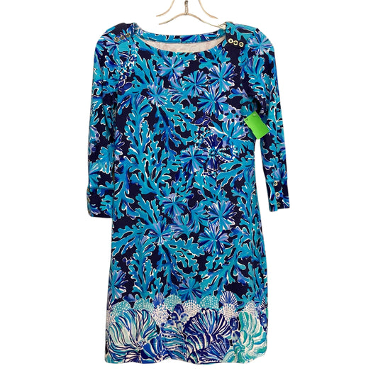 Dress Designer By Lilly Pulitzer In Blue, Size:Xxs