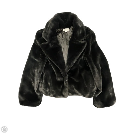 Jacket Faux Fur & Sherpa By Gianni Bini In Black, Size: S