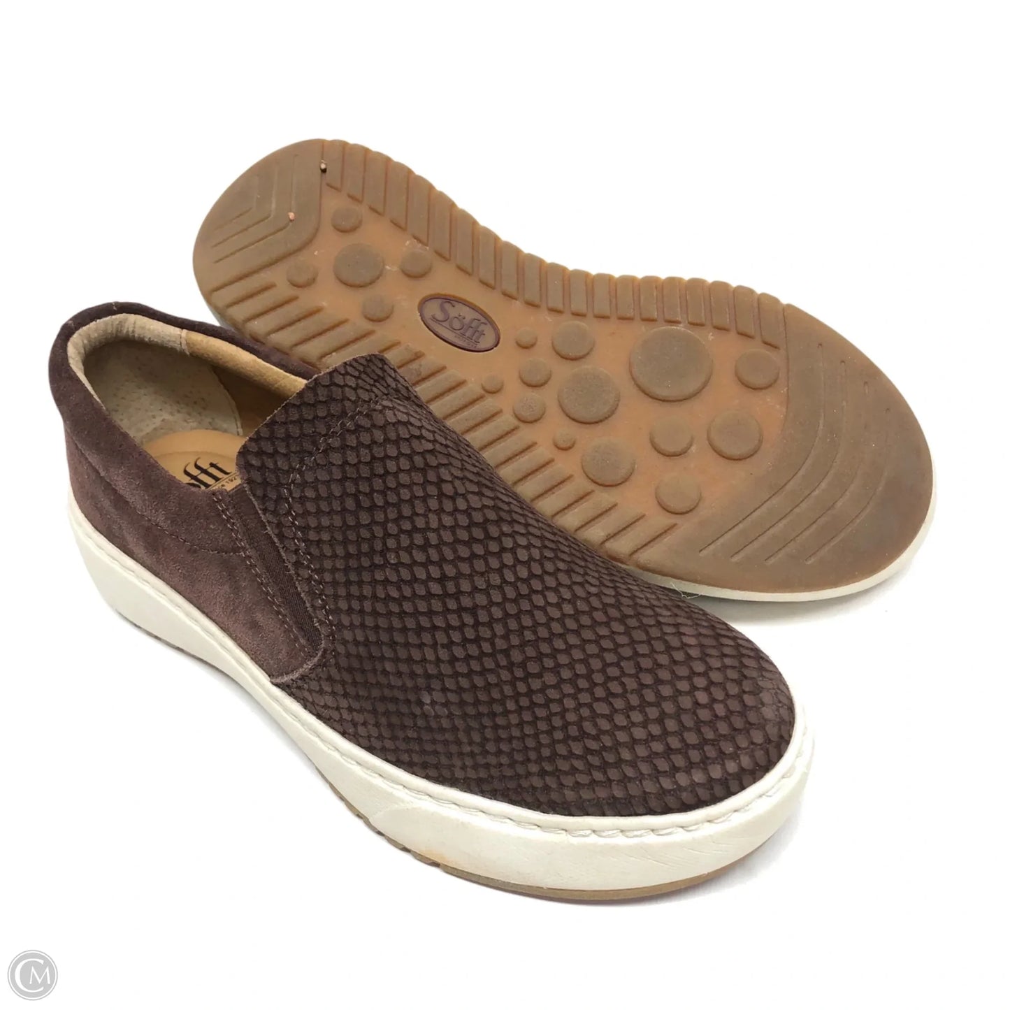 Shoes Sneakers By Sofft In Brown, Size: 7.5