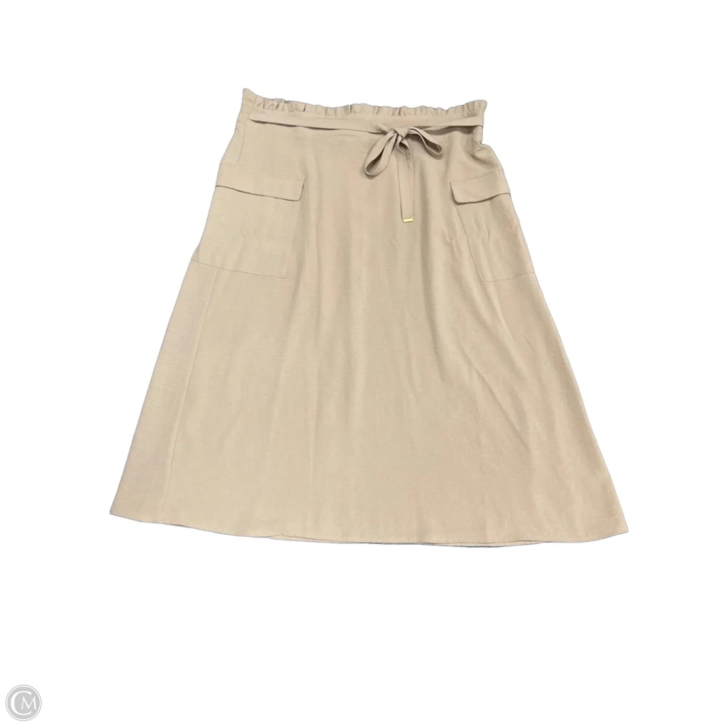 Skirt Midi By Nycc In Tan, Size: Xl