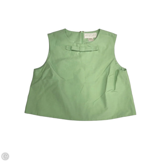 Top Short Sleeve By Cmb In Green, Size: L