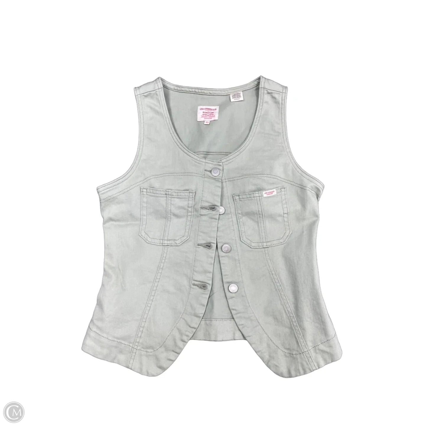 Vest Other By Levis Signature In Green, Size: Xs