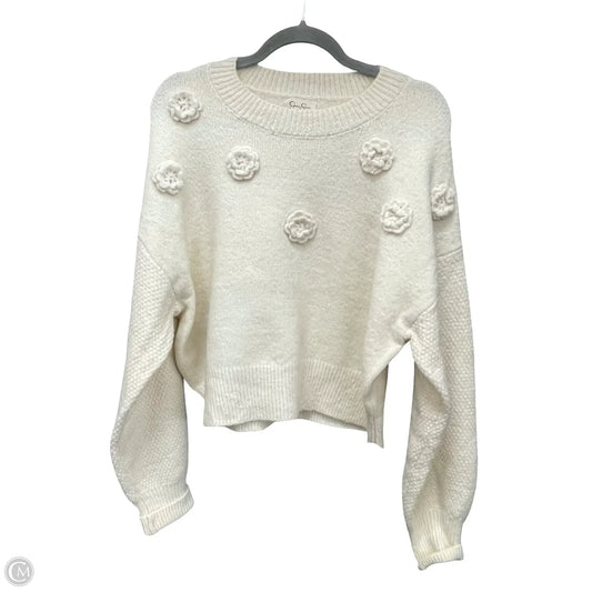 Sweater By Jessica Simpson In Cream, Size: M