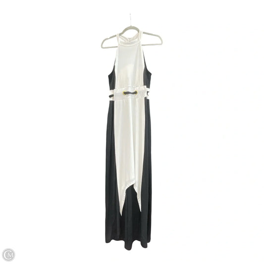 Dress Party Long By Venus In Black & Cream, Size: M