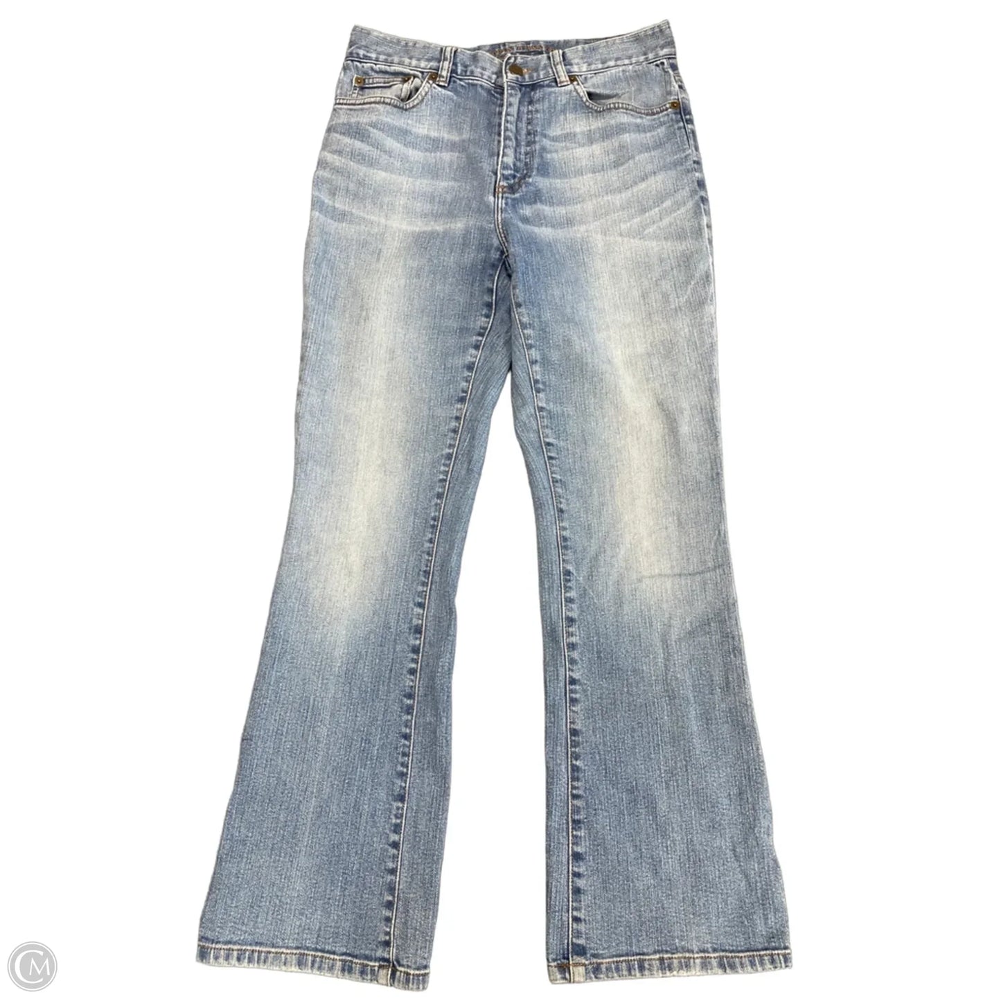Jeans Boot Cut By Lauren By Ralph Lauren In Blue Denim, Size: 8