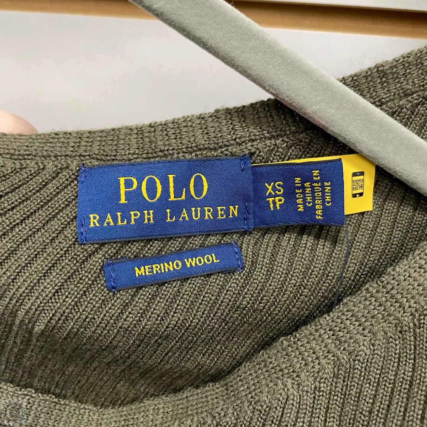 Top Long Sleeve By Polo Ralph Lauren In Green, Size: Xs