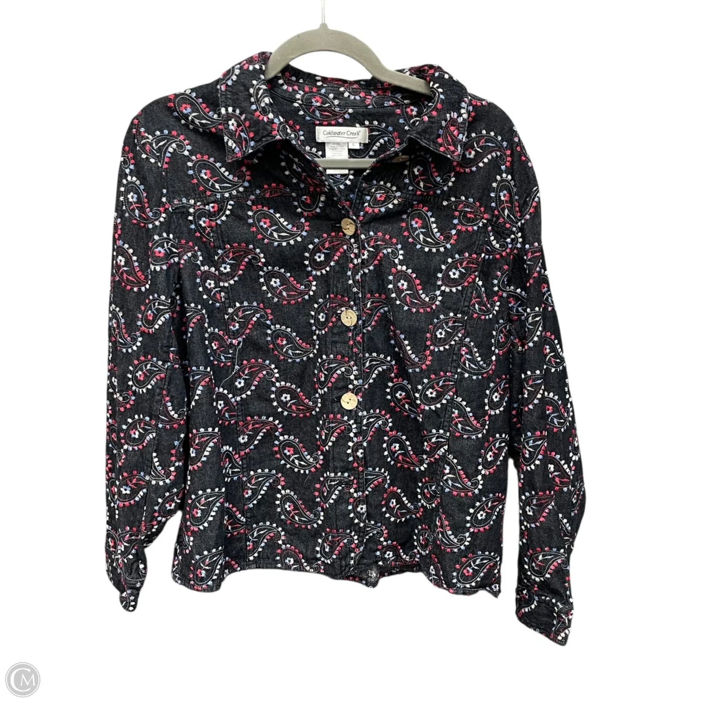 Jacket Other By Coldwater Creek In Multi-colored, Size: L