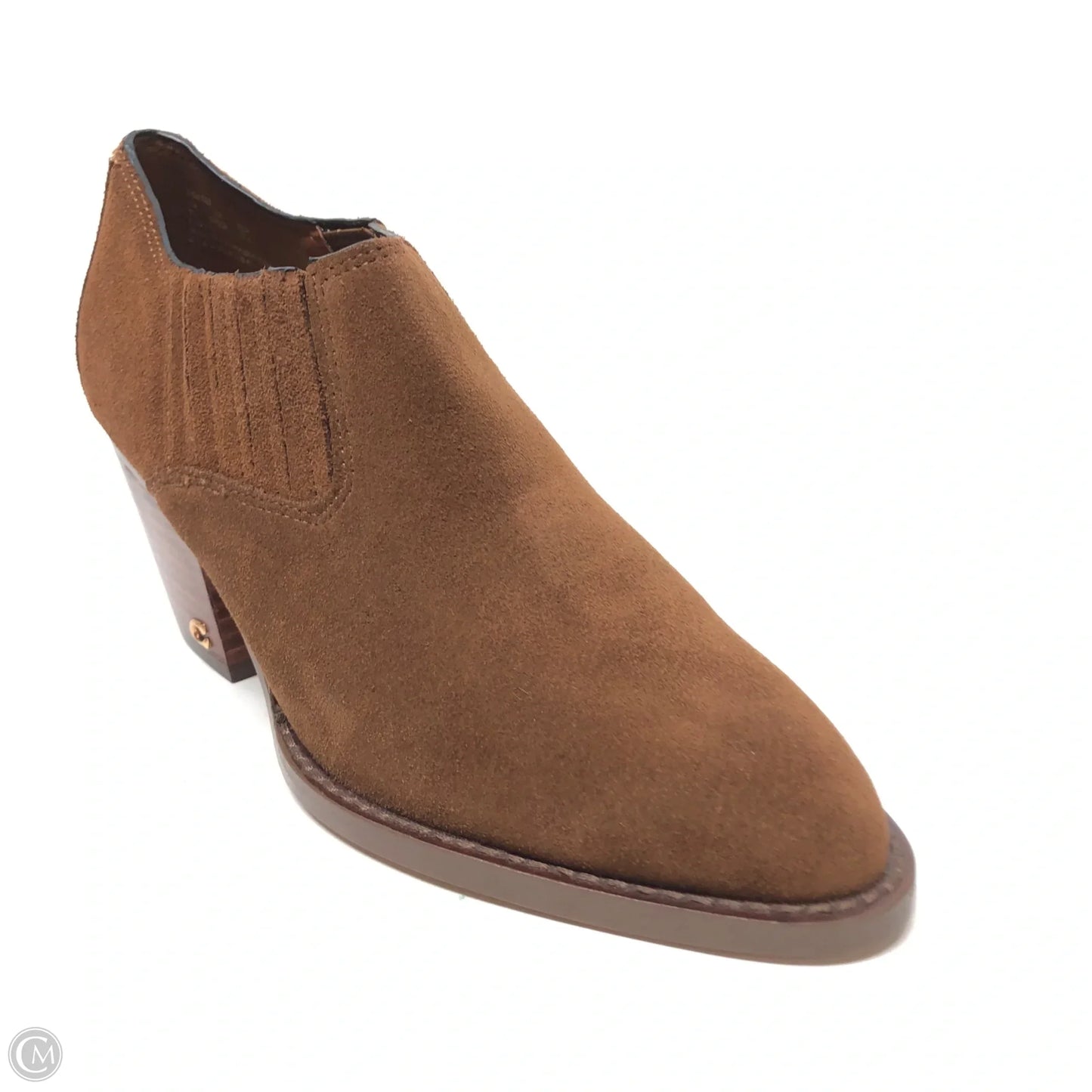 Boots Designer By Coach In Brown, Size: 7