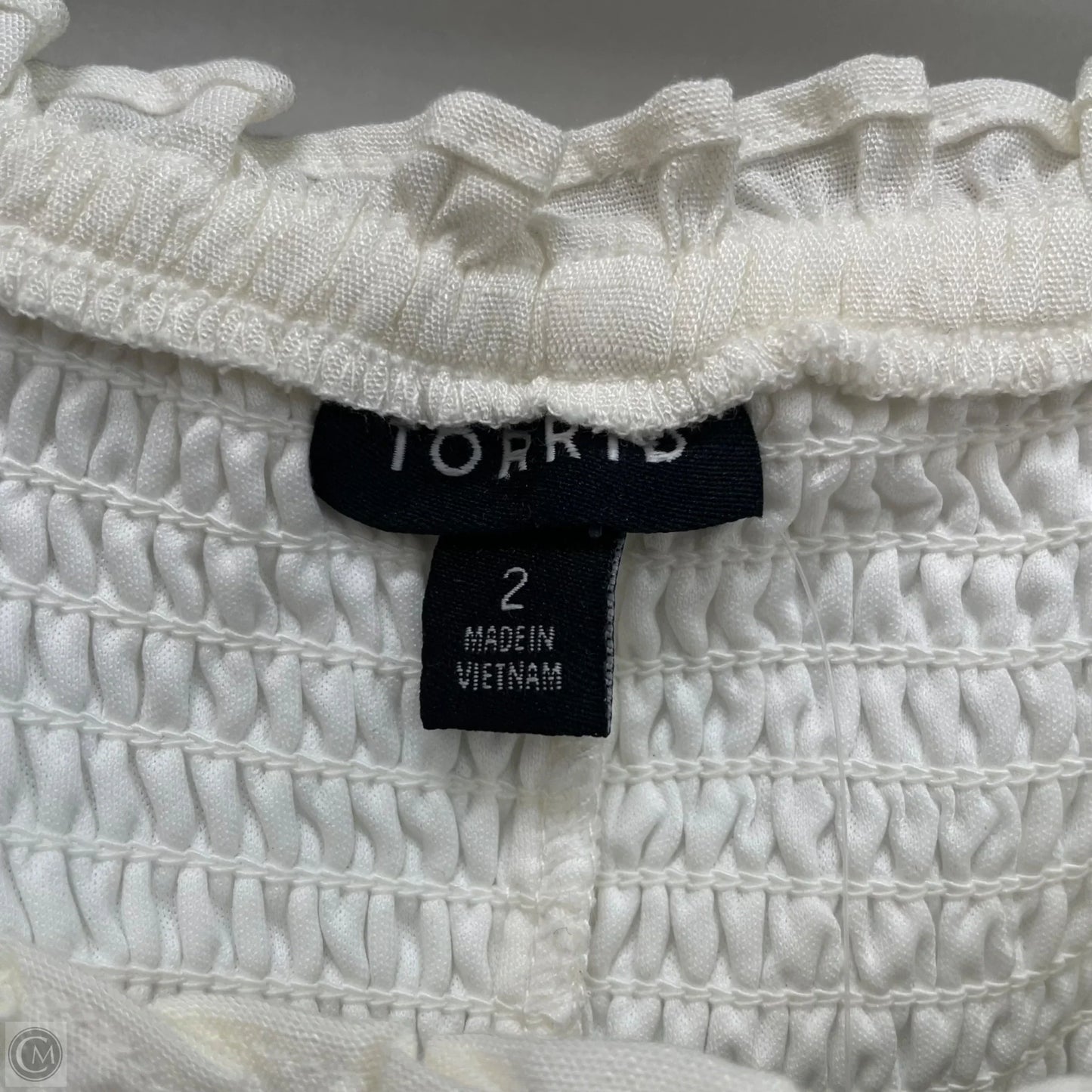 Blouse Long Sleeve By Torrid In Ivory, Size: 2x