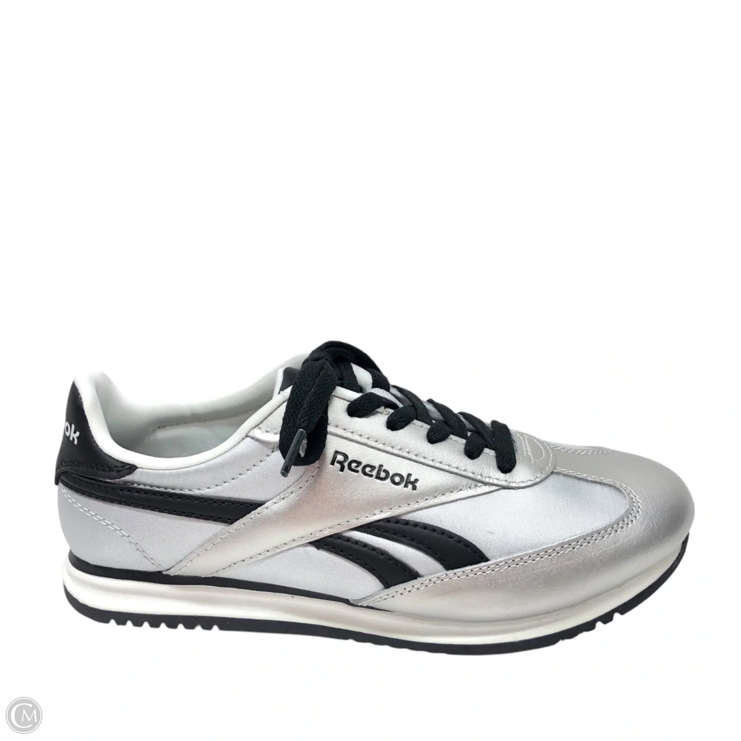 Shoes Athletic By Reebok In Silver, Size: 8