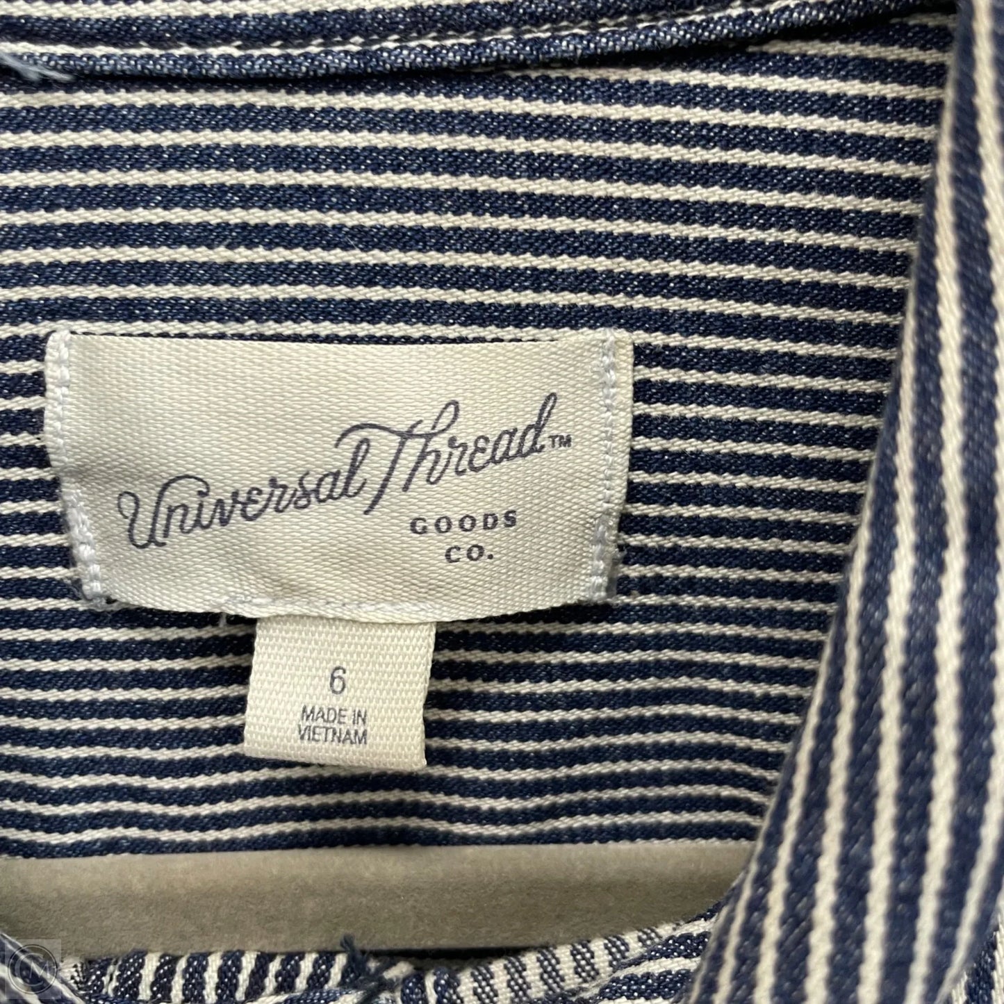 Romper By Universal Thread In Striped Pattern, Size: 6