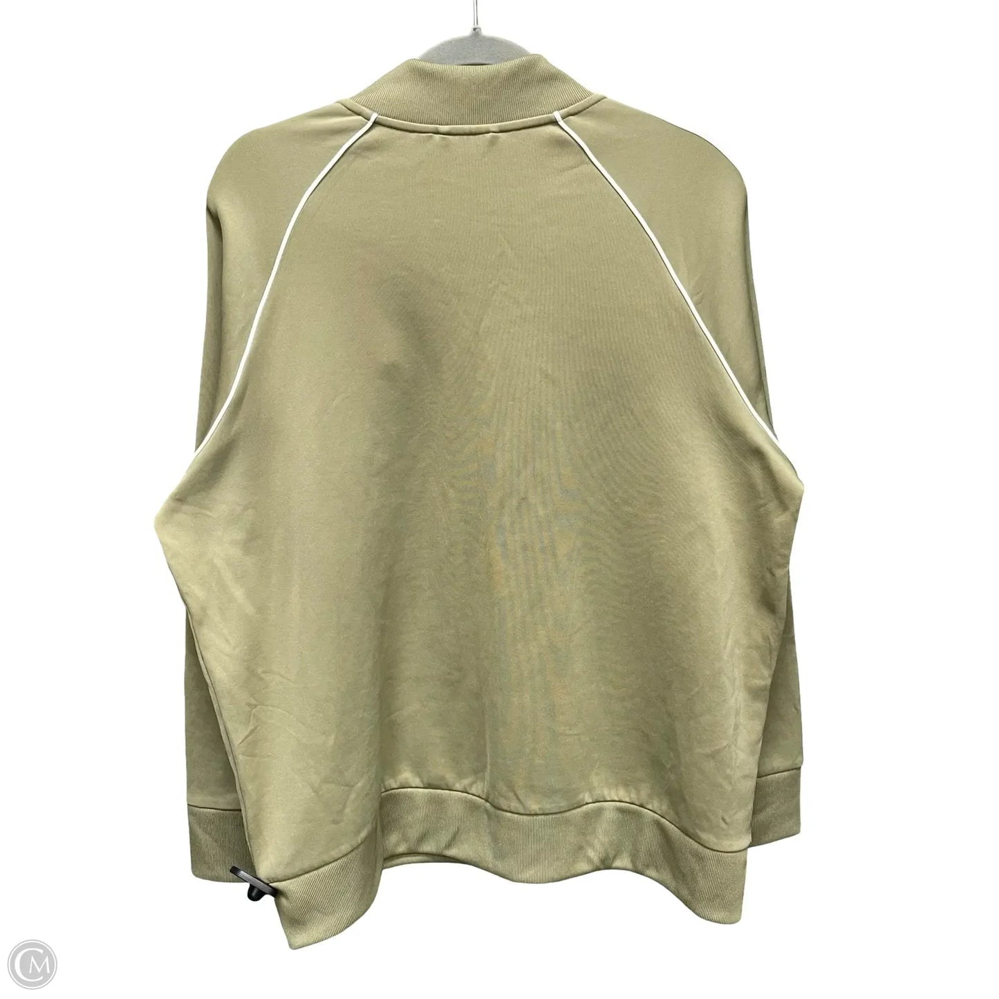 Athletic Jacket By Adidas In Green, Size: 1x