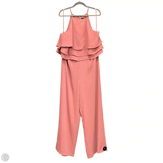 Jumpsuit By Gianni Bini In Pink, Size: 12