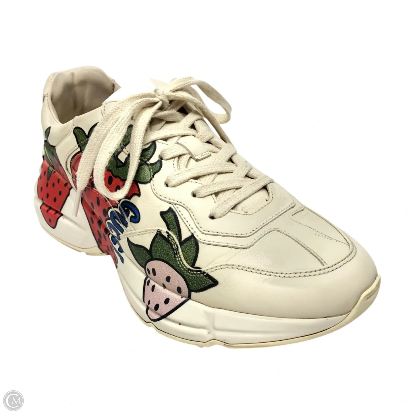 Shoes Luxury Designer By Gucci In Beige, Size: 8.5