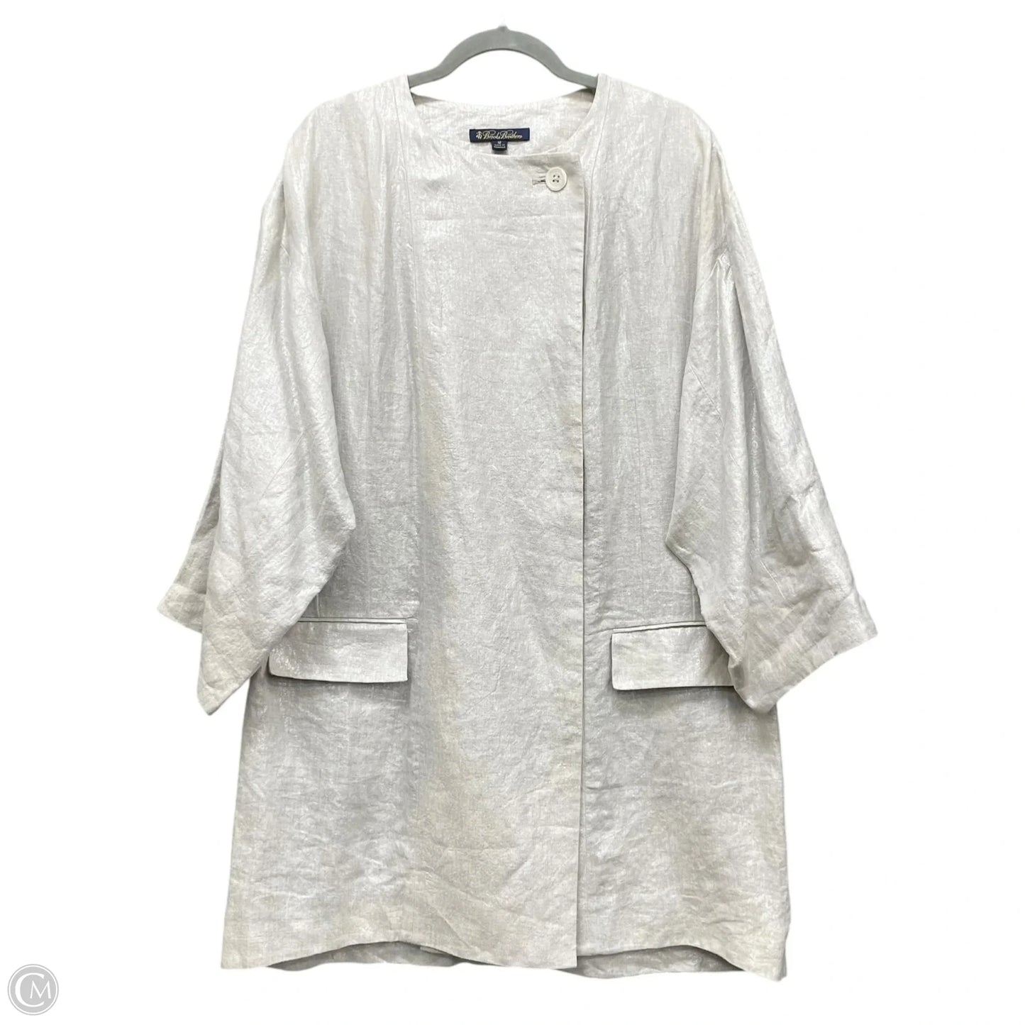 Jacket Other By Brooks Brothers In Beige, Size: 12