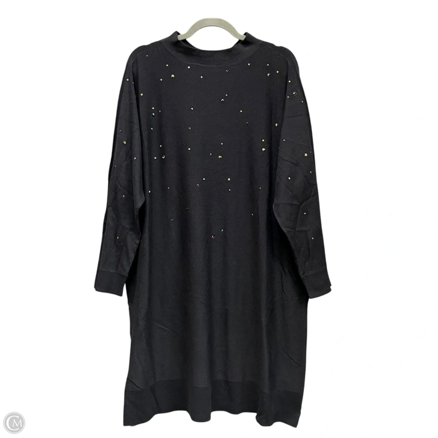 Dress Sweater By Nic + Zoe In Black, Size: Xl